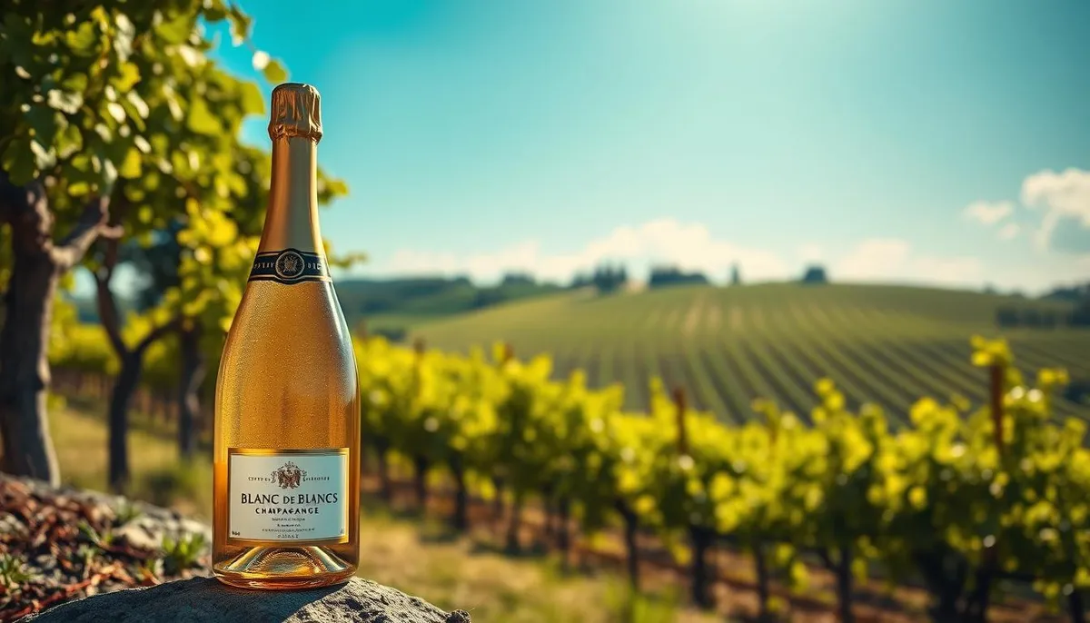 有机blanc de blancs香槟