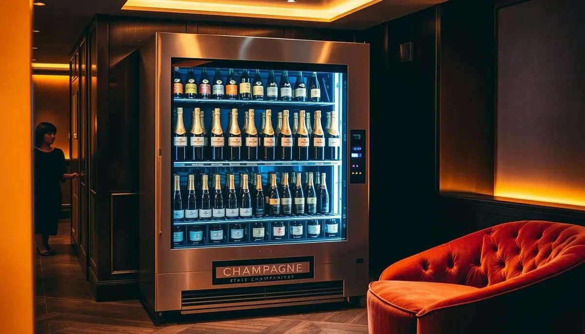 champagne vending machine