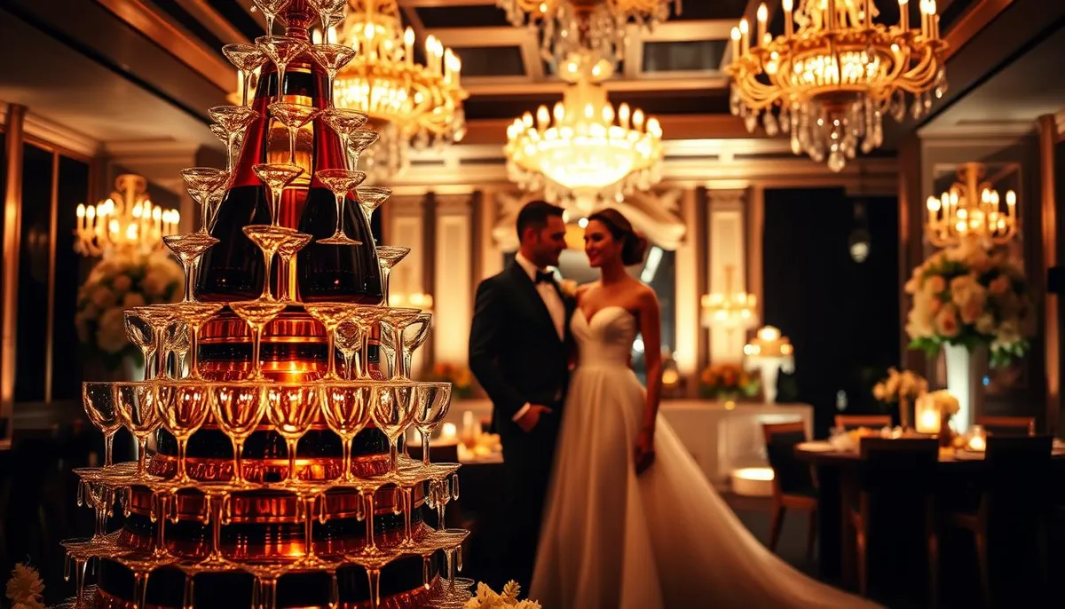 Wedding-Ready black champagne ideas