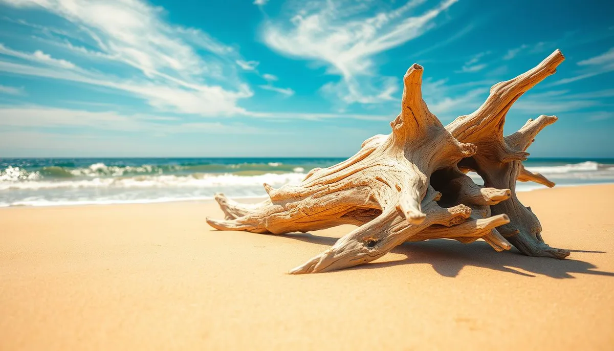 香槟海滩木：奢华的海岸装饰