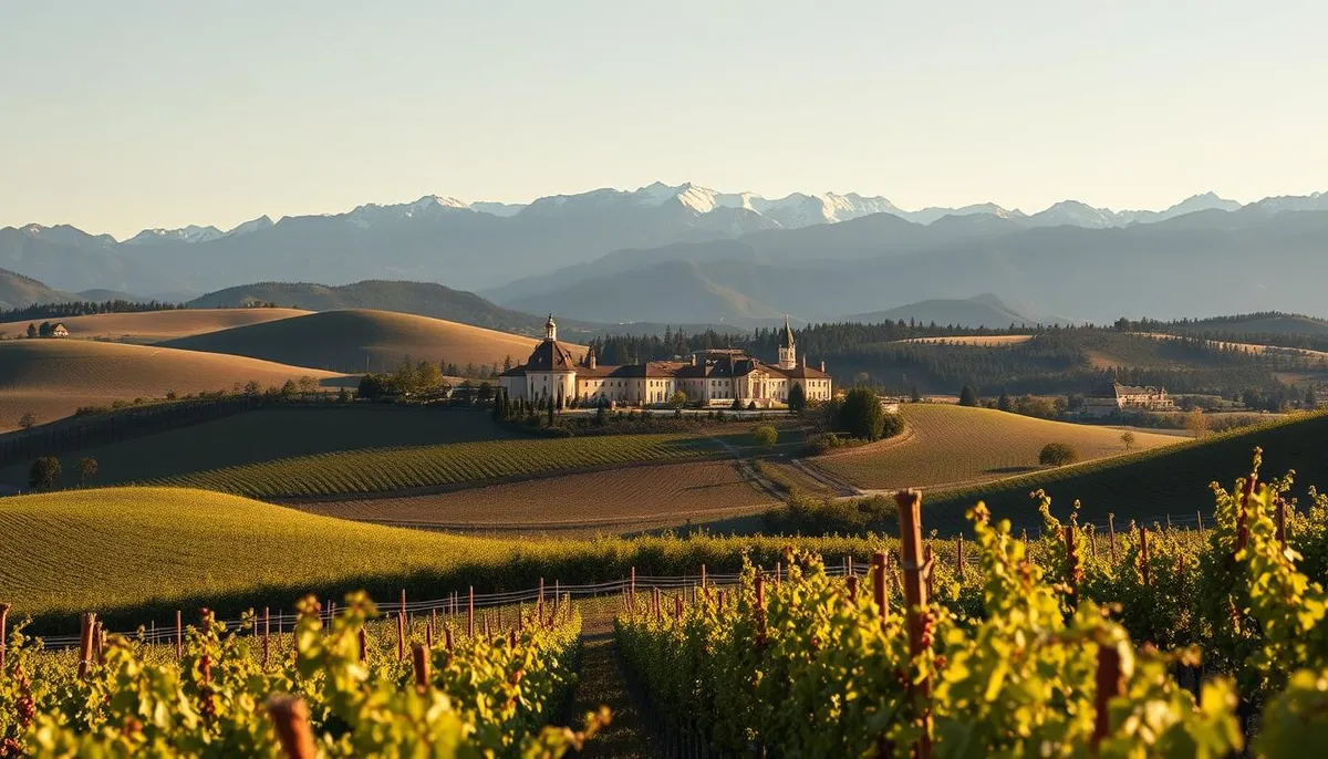 Regioni che alimentano il vino spumante americano