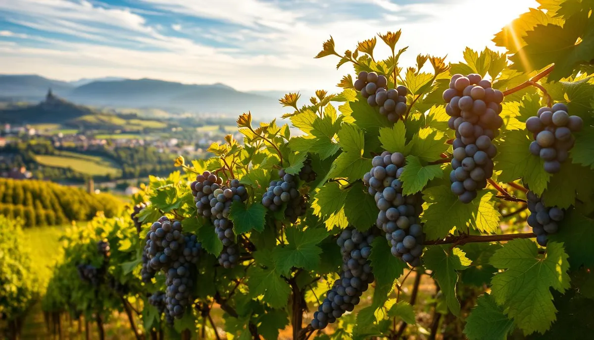 Pinot Meunier grapes in Marne Valley