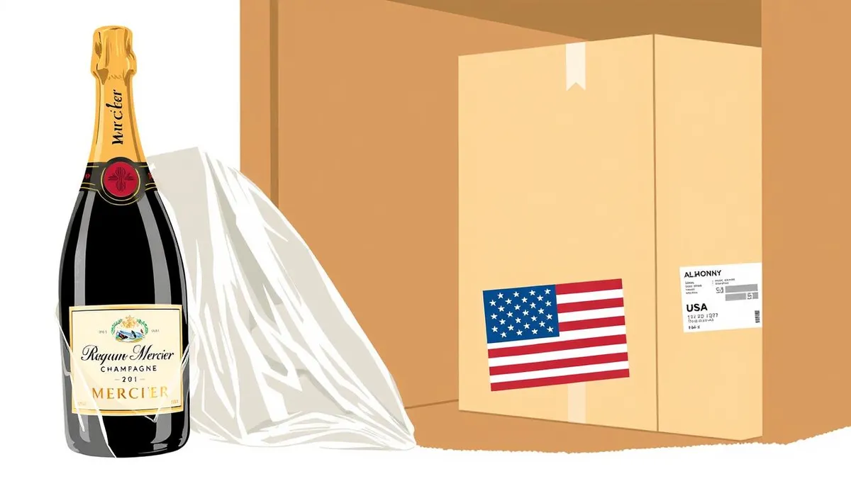 import mercier champagne to USA