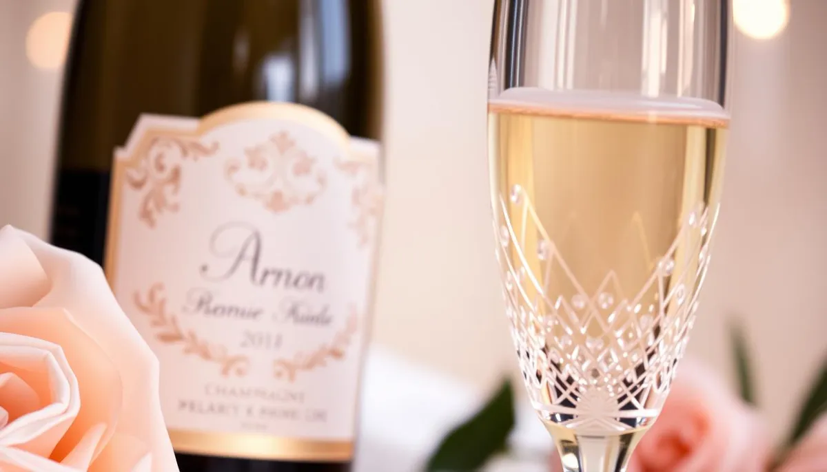 Personalized Touches: Custom Champagne Labels and Engraved Keepsakes