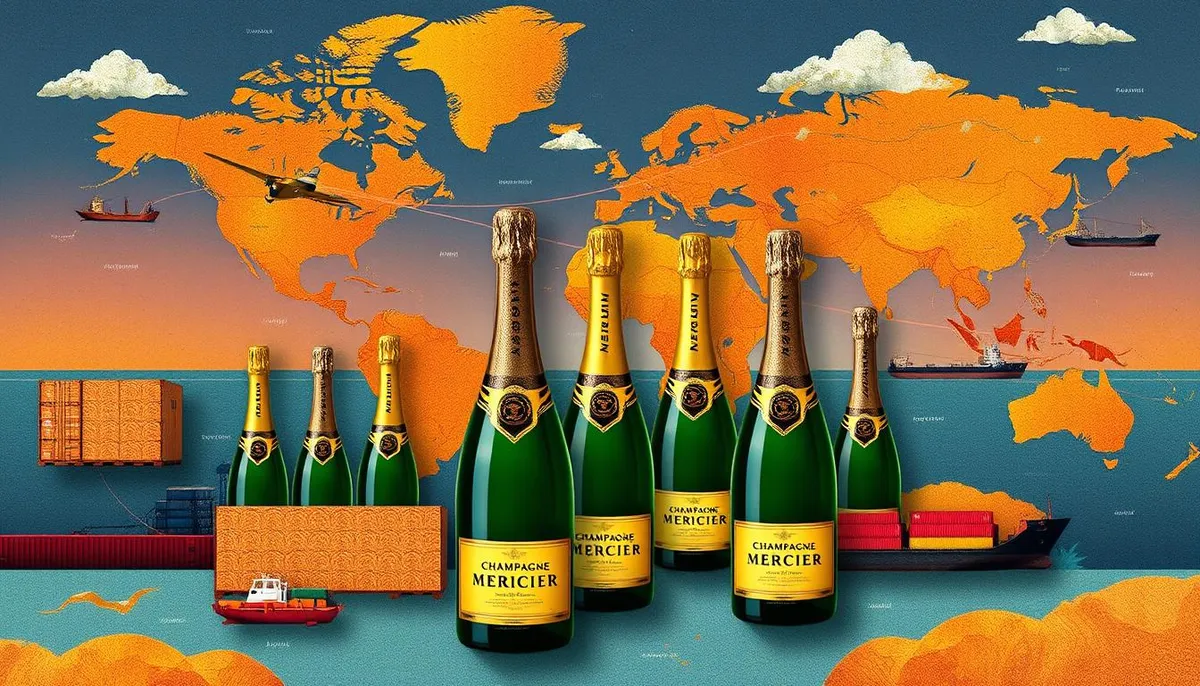 champagne mercier export