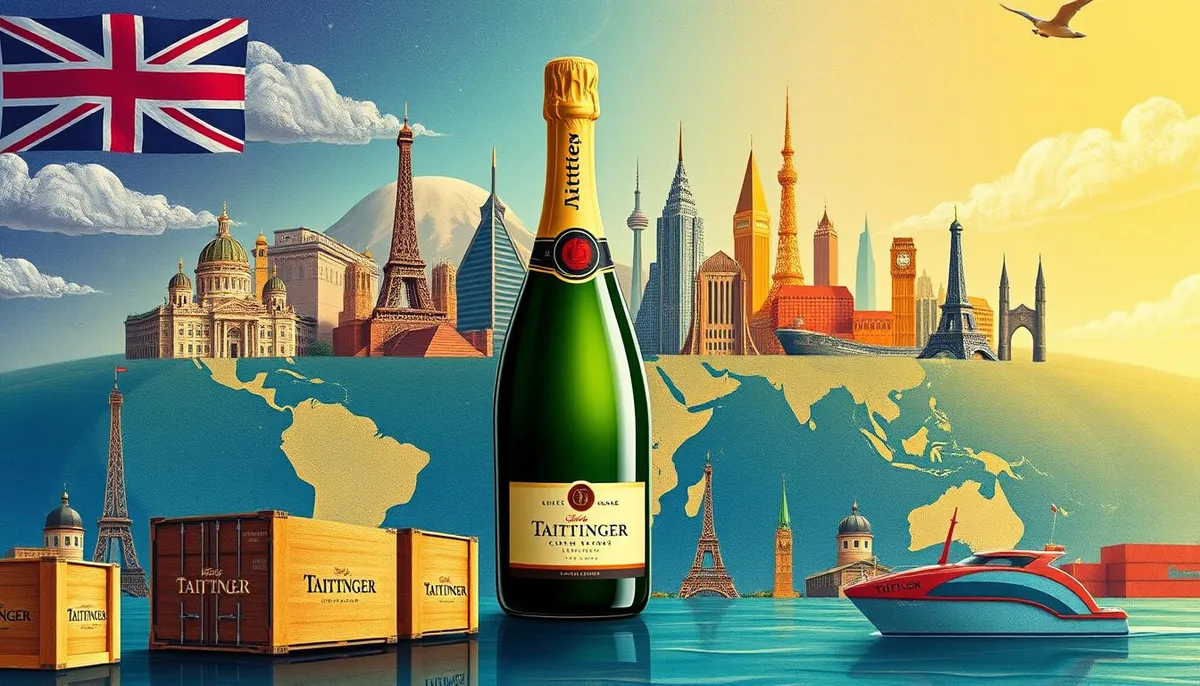 export taittinger champagne services