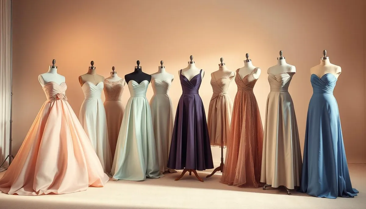 Evening gown lengths