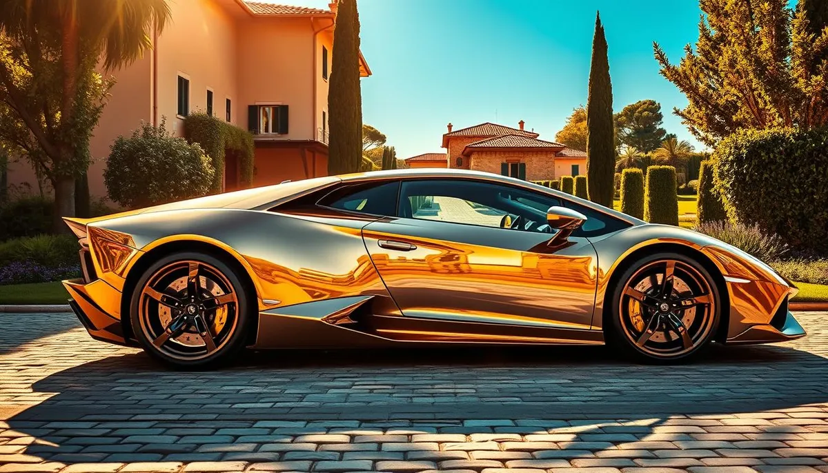 champagne lamborghini