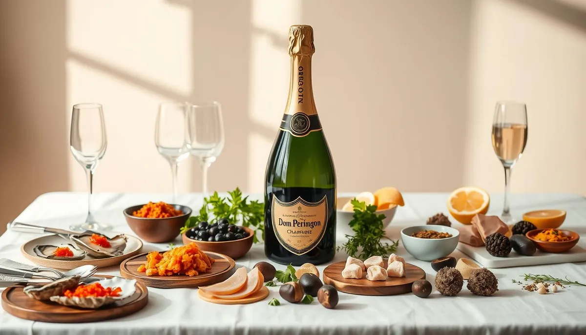 Food Pairing Guide for Dom Perignon Champagne