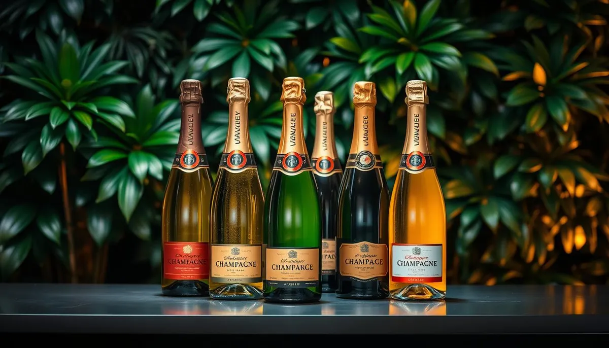 Globaler Champagnerzugang exportbereite Auswahlmöglichkeiten