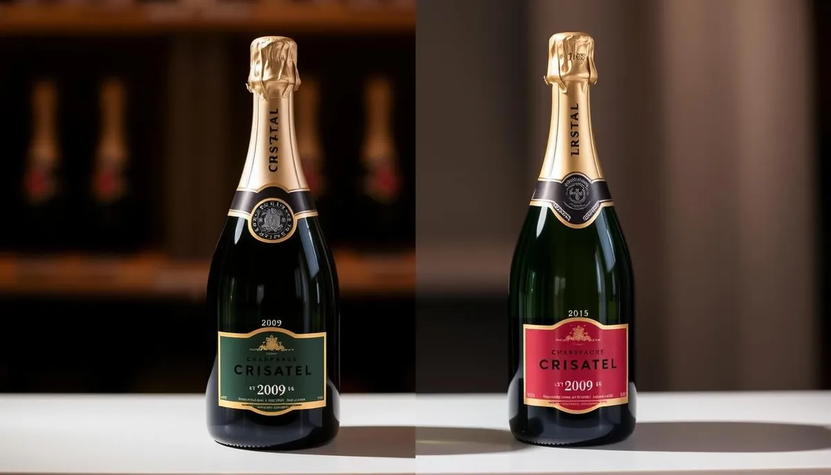Cristal Şampanya vintage'ları karşılaştırması