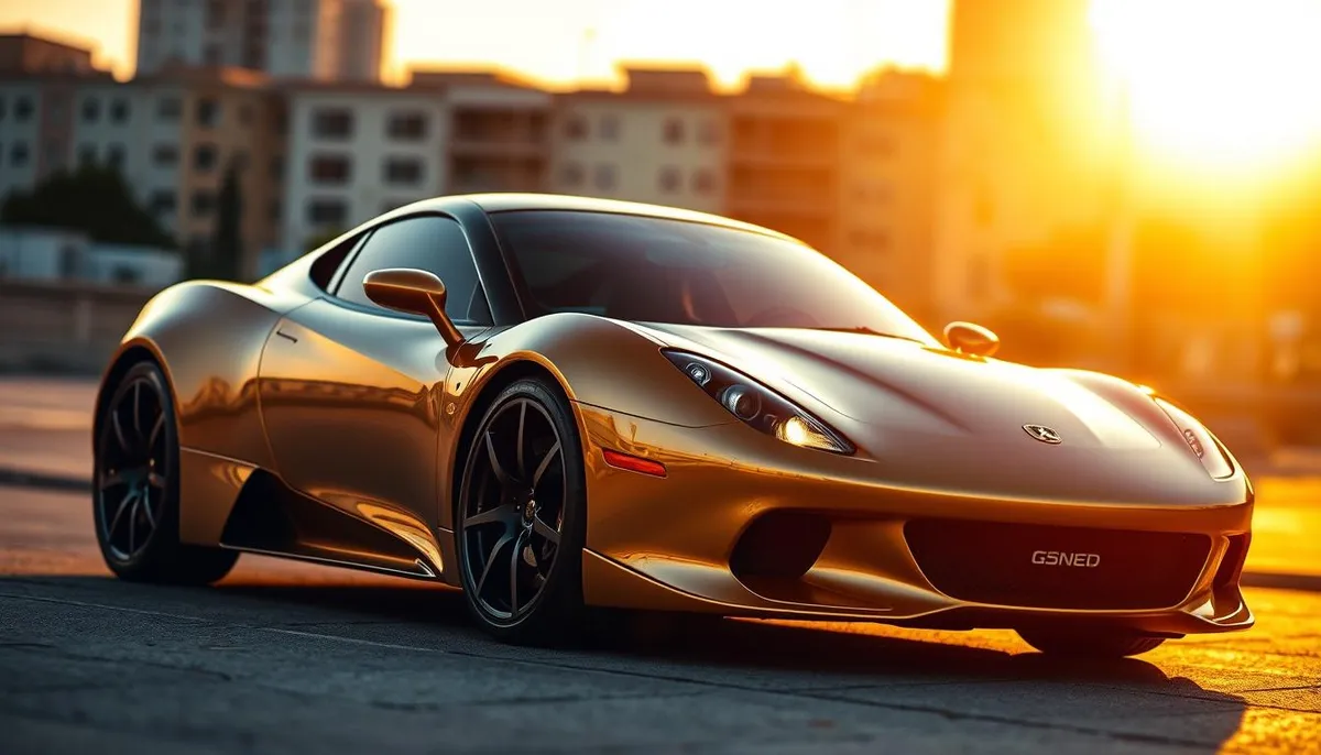 Підніміть свій автомобіль з шампанською автомобільною фарбою