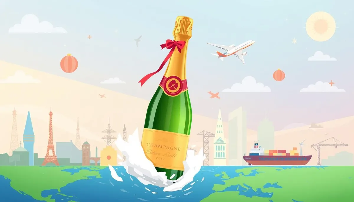champagne fallet dart export shipping