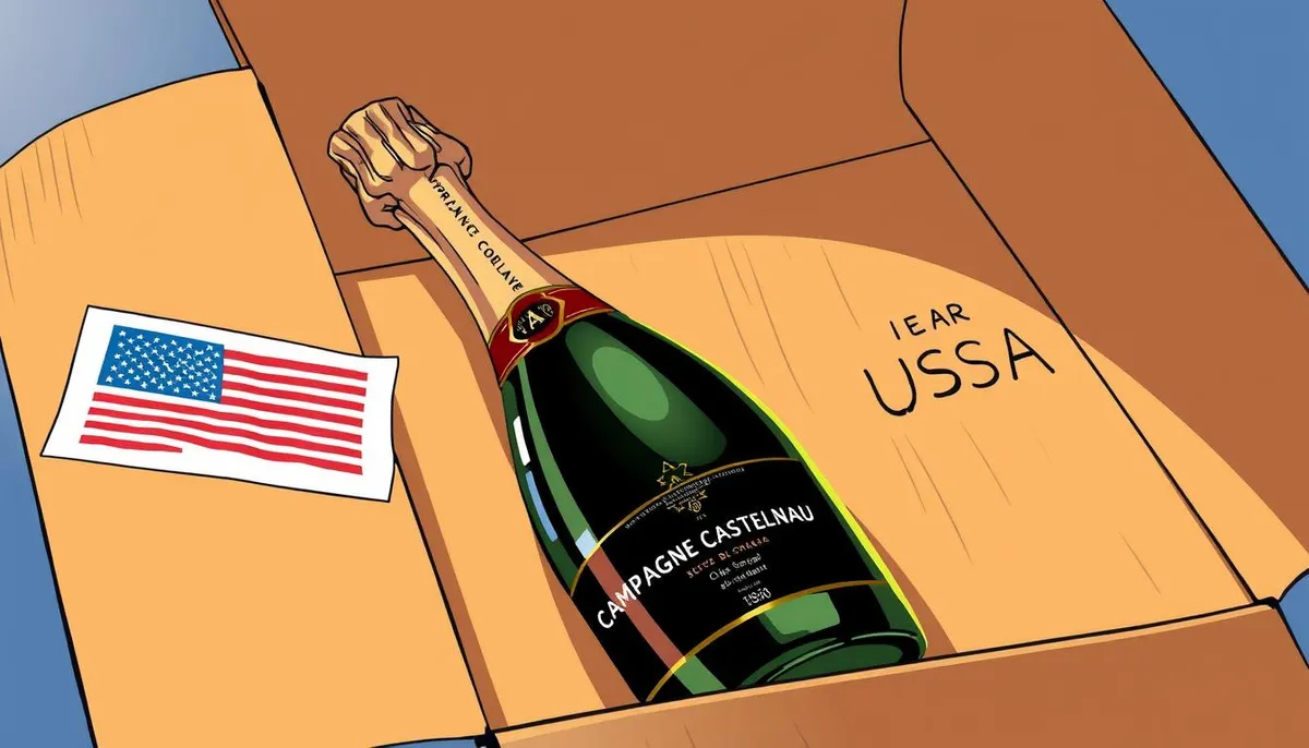 import Champagne Castelnau to USA