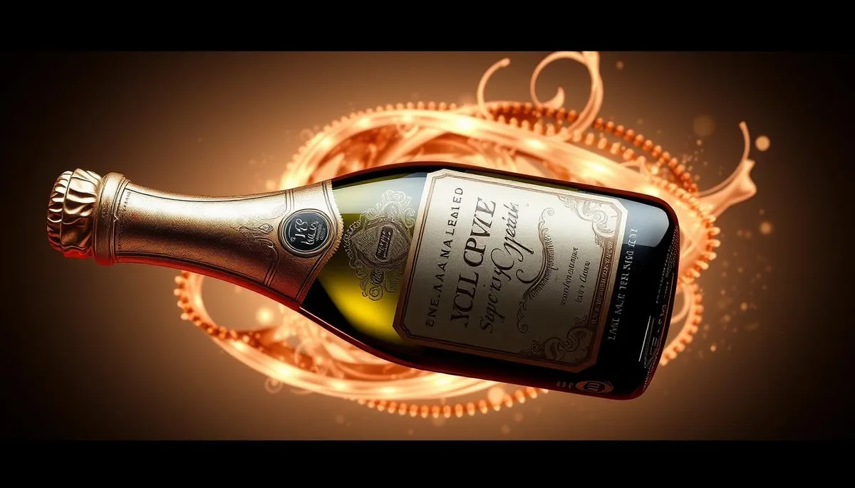 personalized champagne bottles