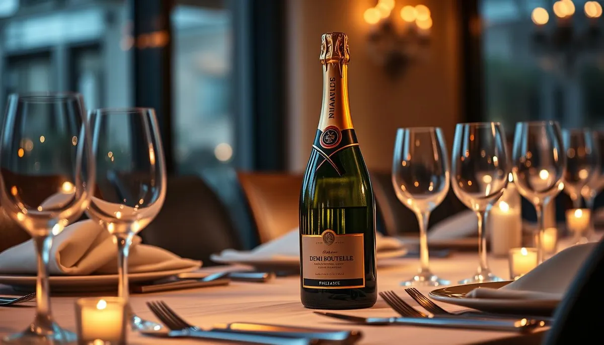 what is demi bouteille champagne