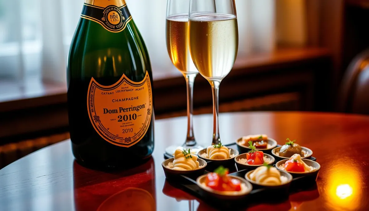 dom perignon champagne serving