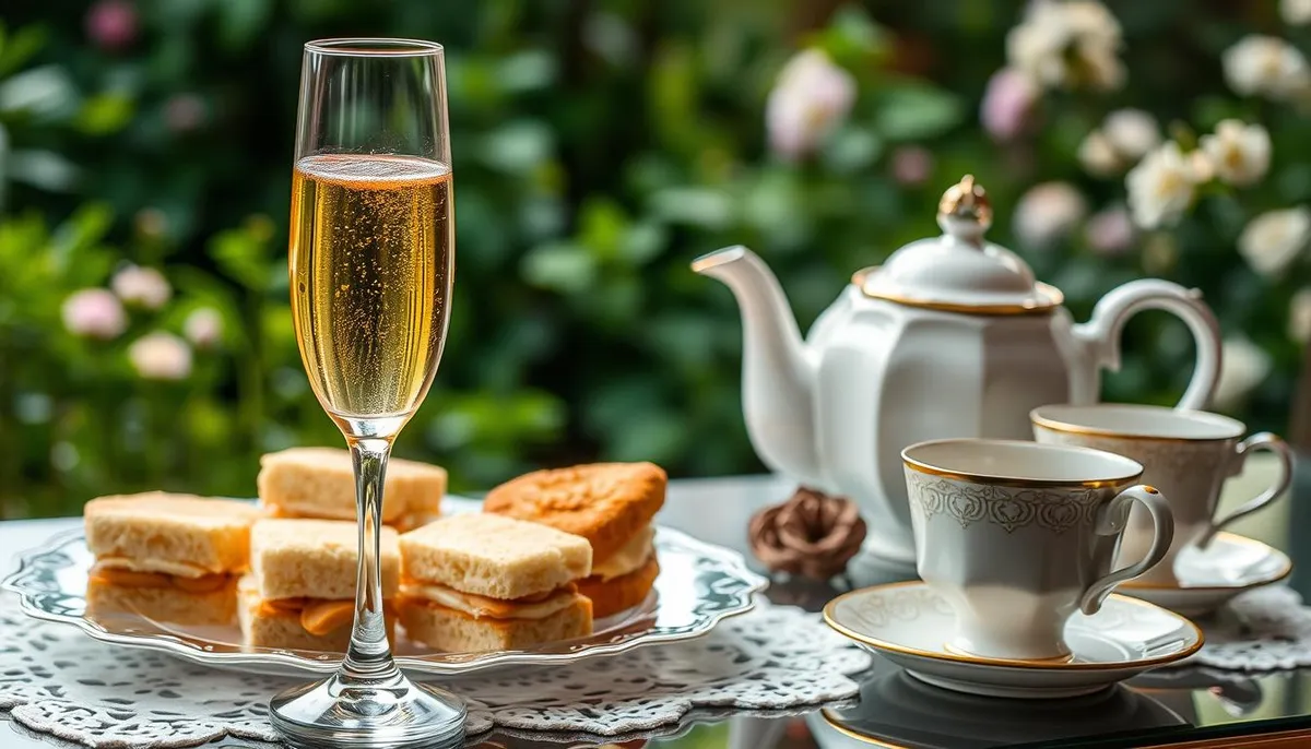 champagne tea