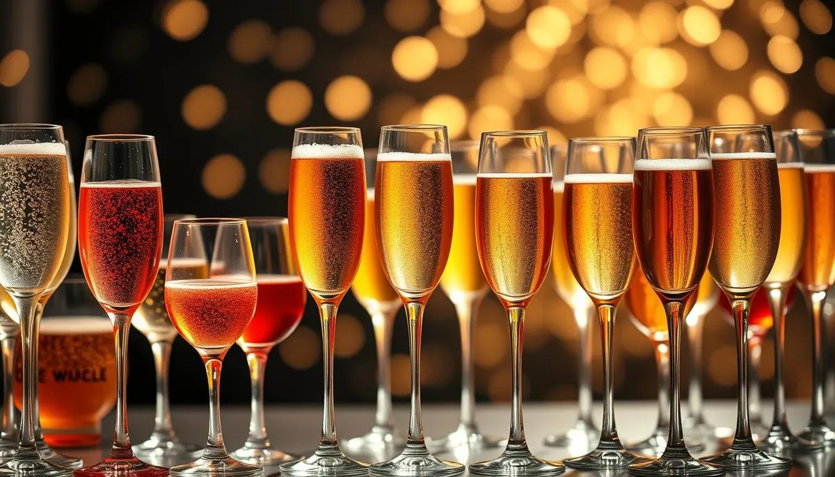 types of champagne sweet