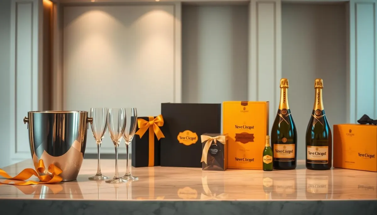 Veuve Clicquot gift collections for luxury engagement presents