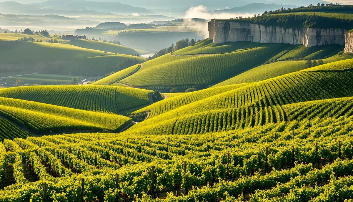 Vineyard terroirs in Champagne
