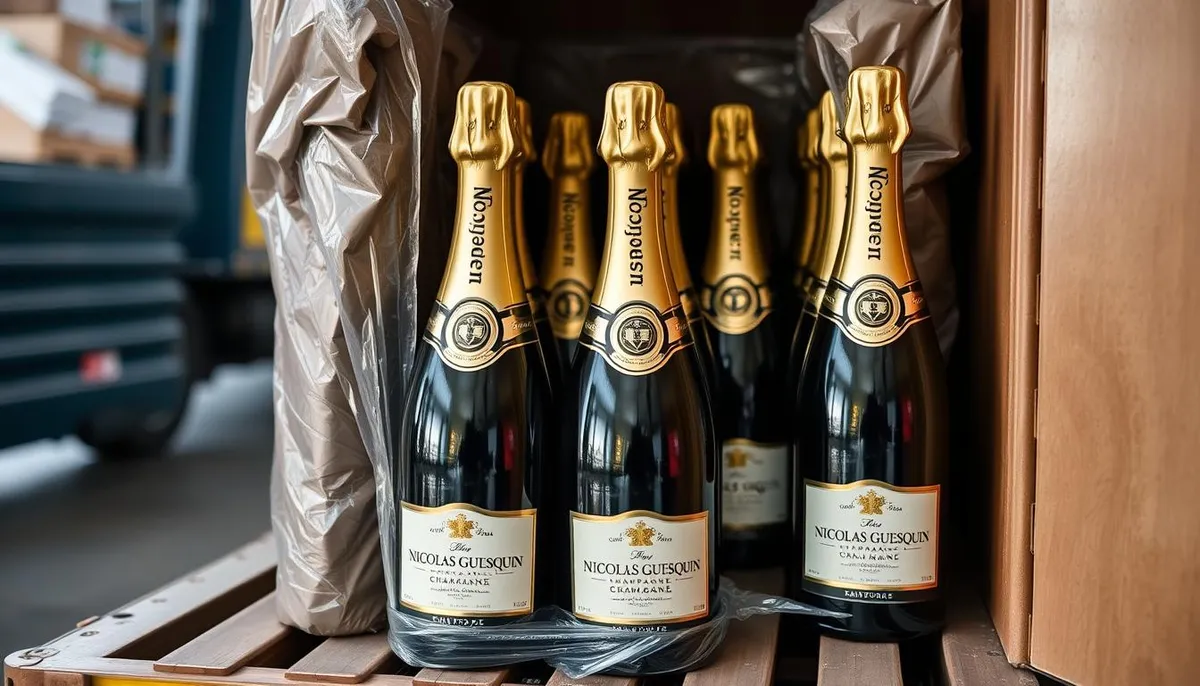 champagne export to USA