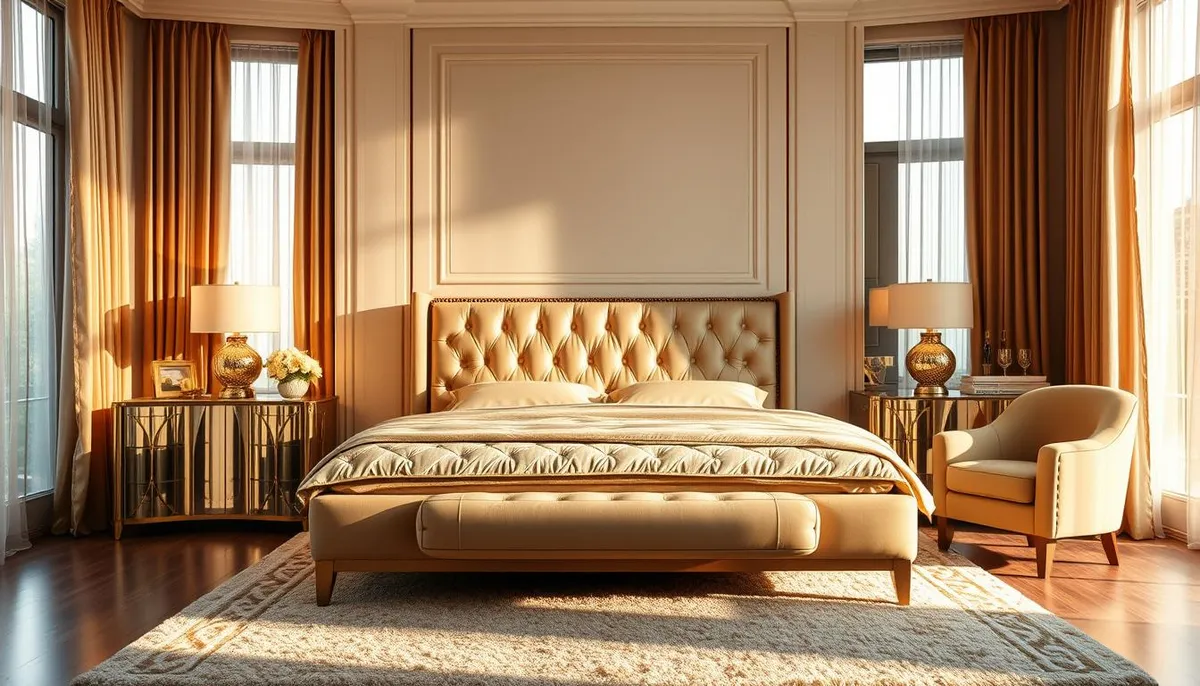 champagne bedroom set