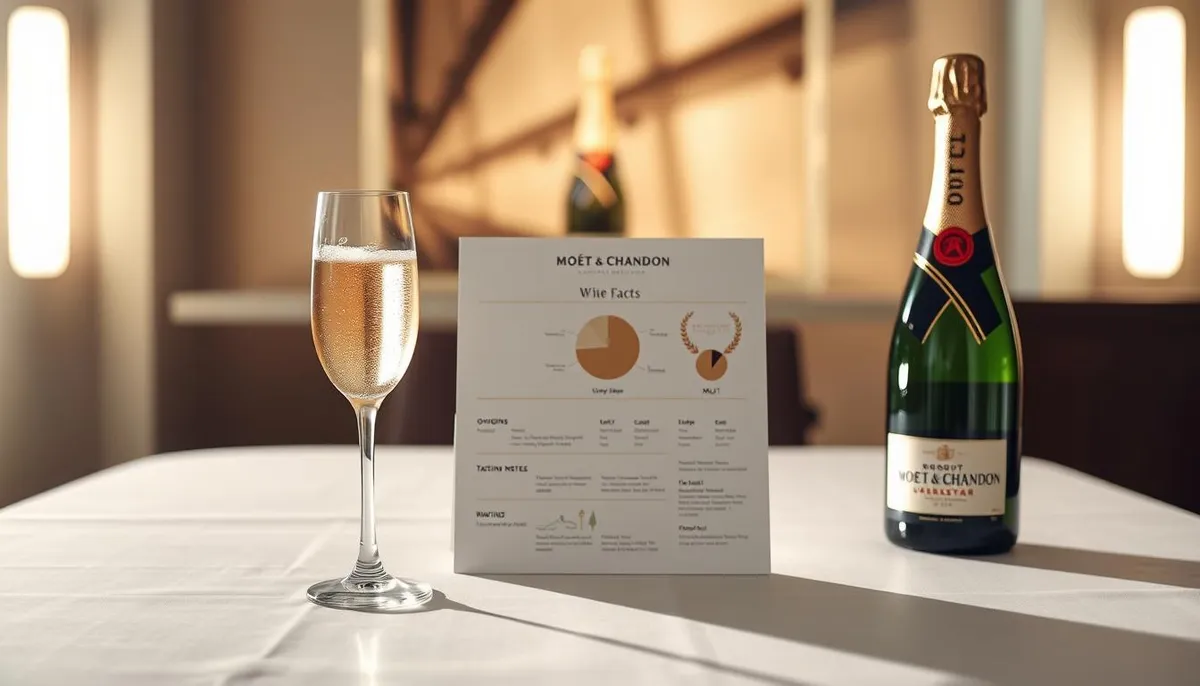 Key Facts at a Glance for Moët & Chandon White Star and Moët Champagne