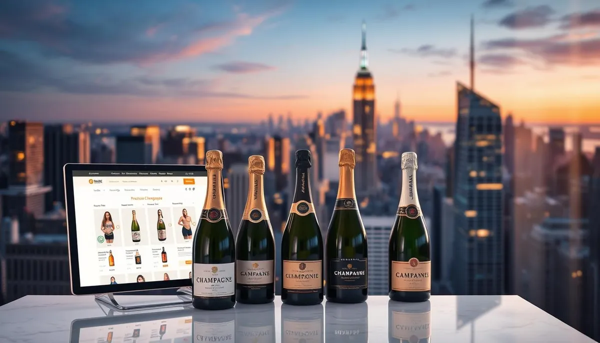 Where to buy champagne online and get champagne delivery NYC