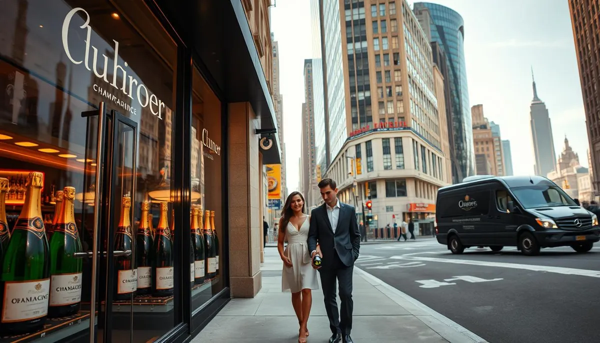 Same Day and Fast Champagne Delivery Options in New York
