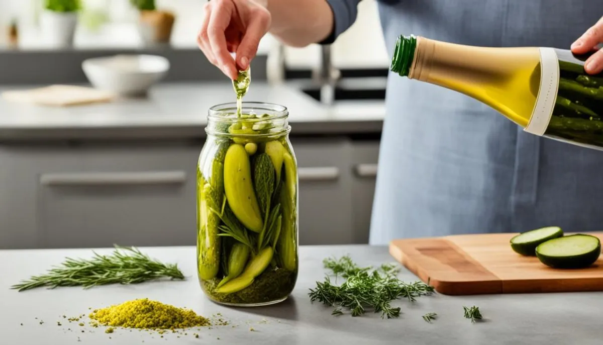 adding aromatics to pickles