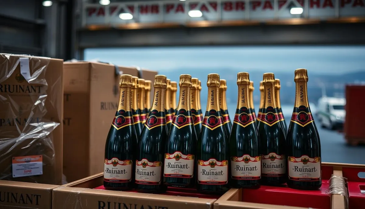 Ruinart Champagne international shipping
