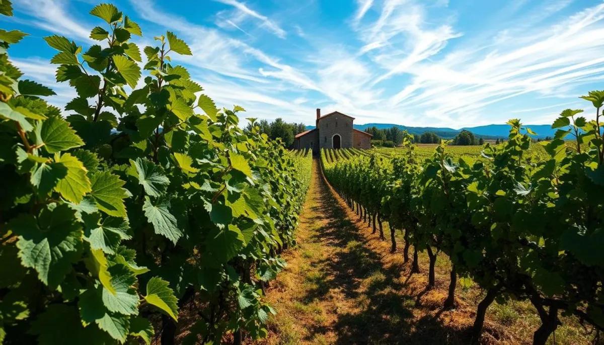 Biodynamic champagne production