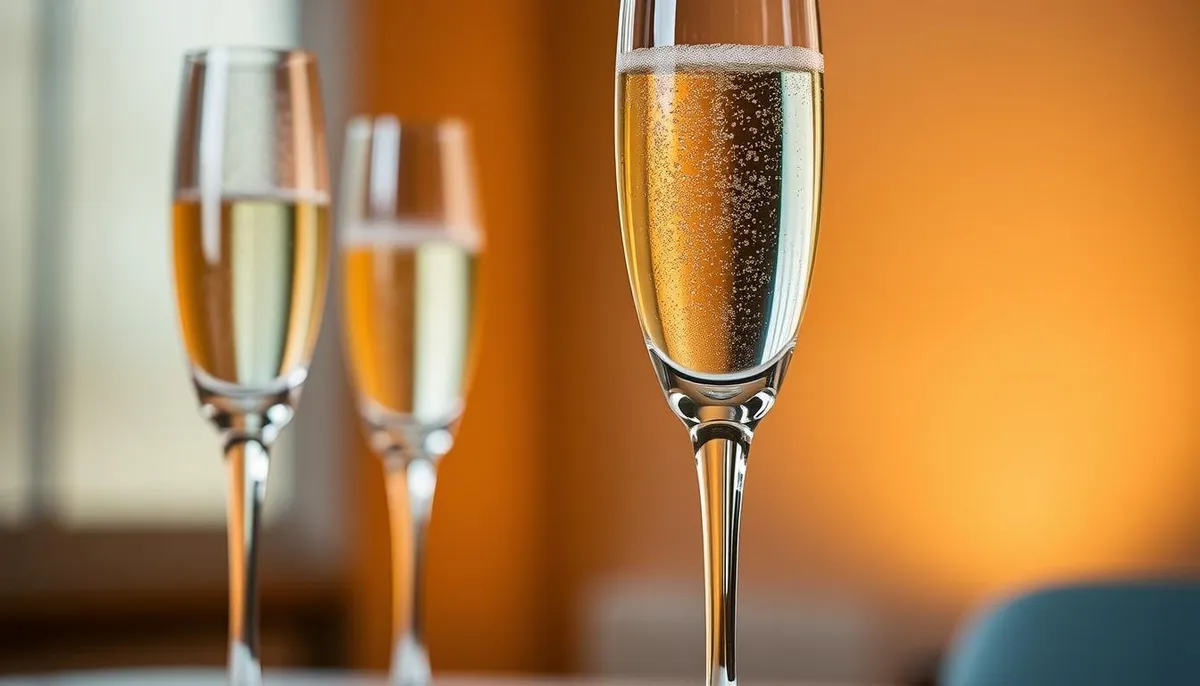 champagne fées glassware
