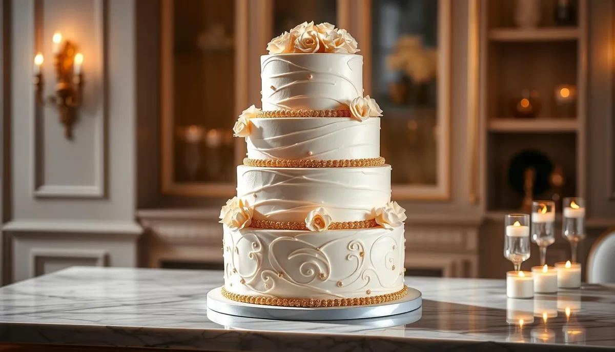 champagne birthday cake