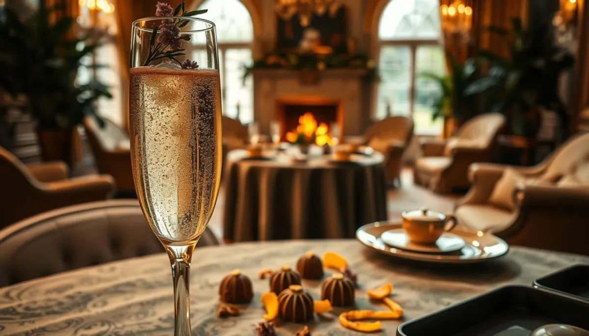 CBD champagne celebration
