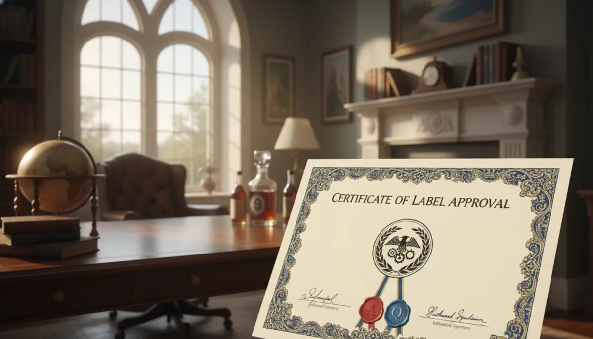 Certificate of Label Approval
