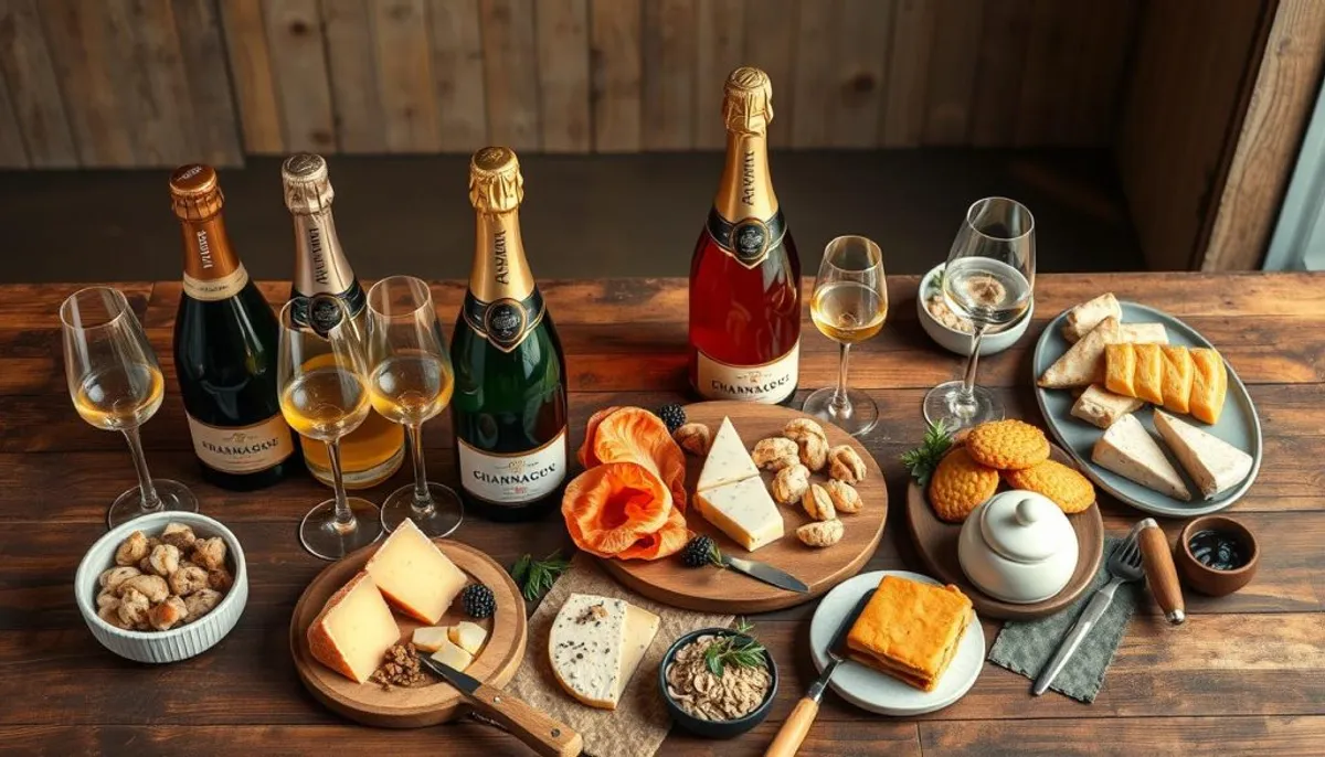 Champagne and food pairings