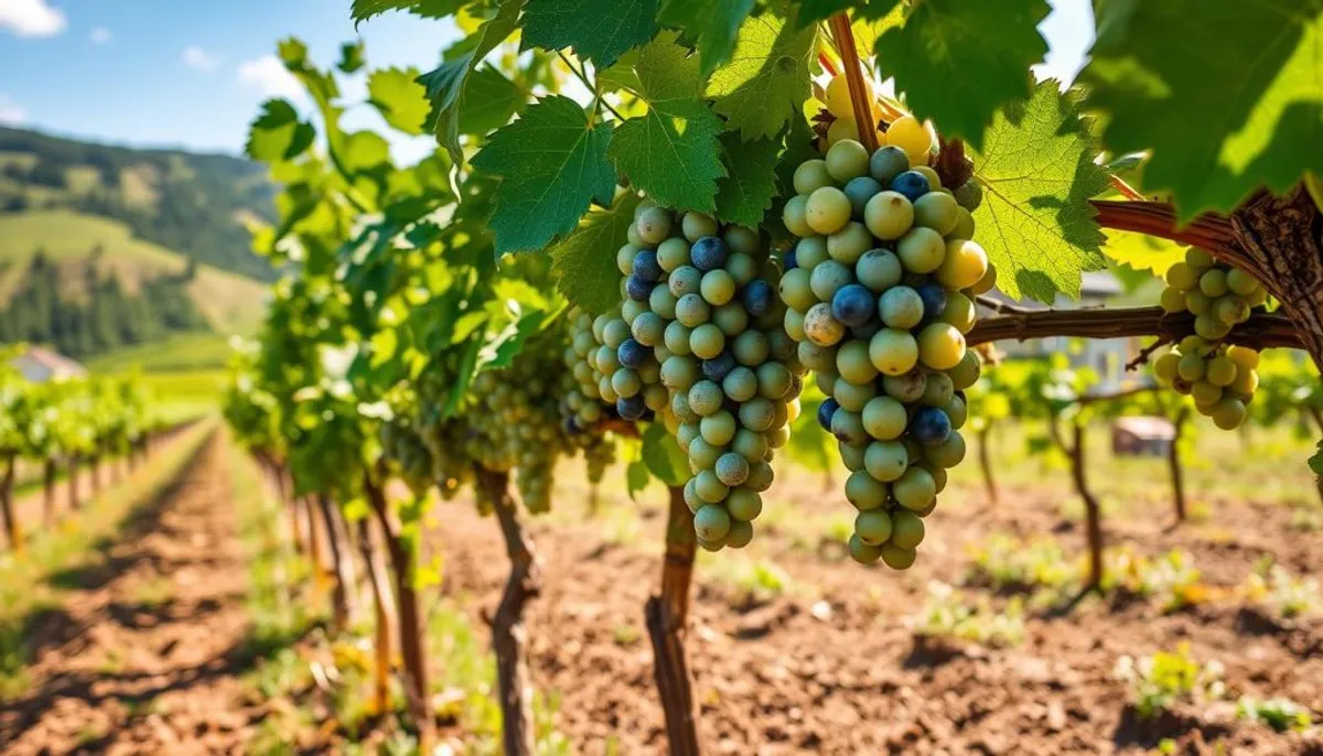 Champagne blend grapes