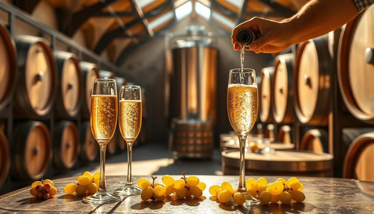 Champagne blending process