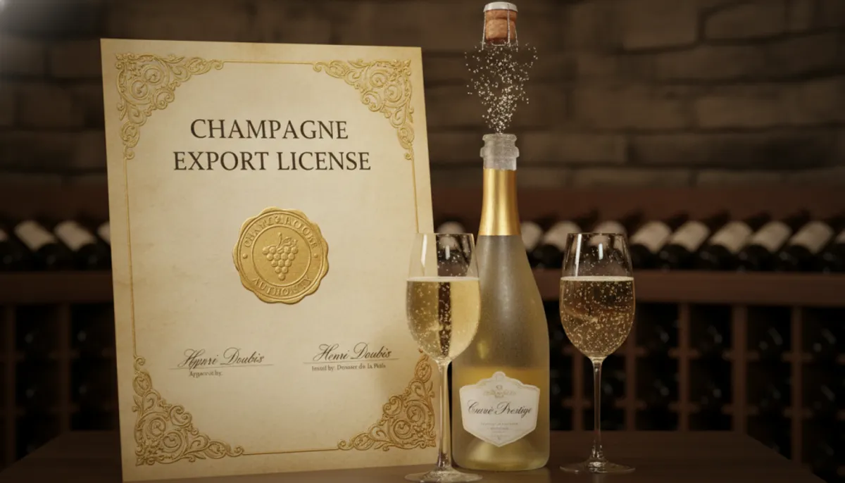 champagne export license