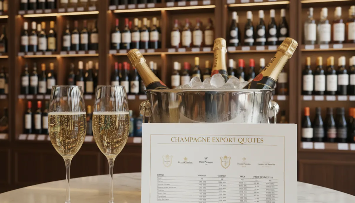 champagne for retailer