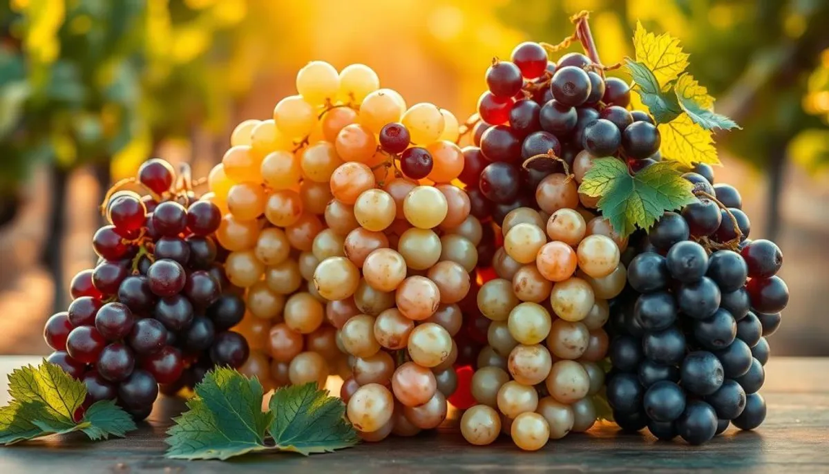 Champagne grape varieties