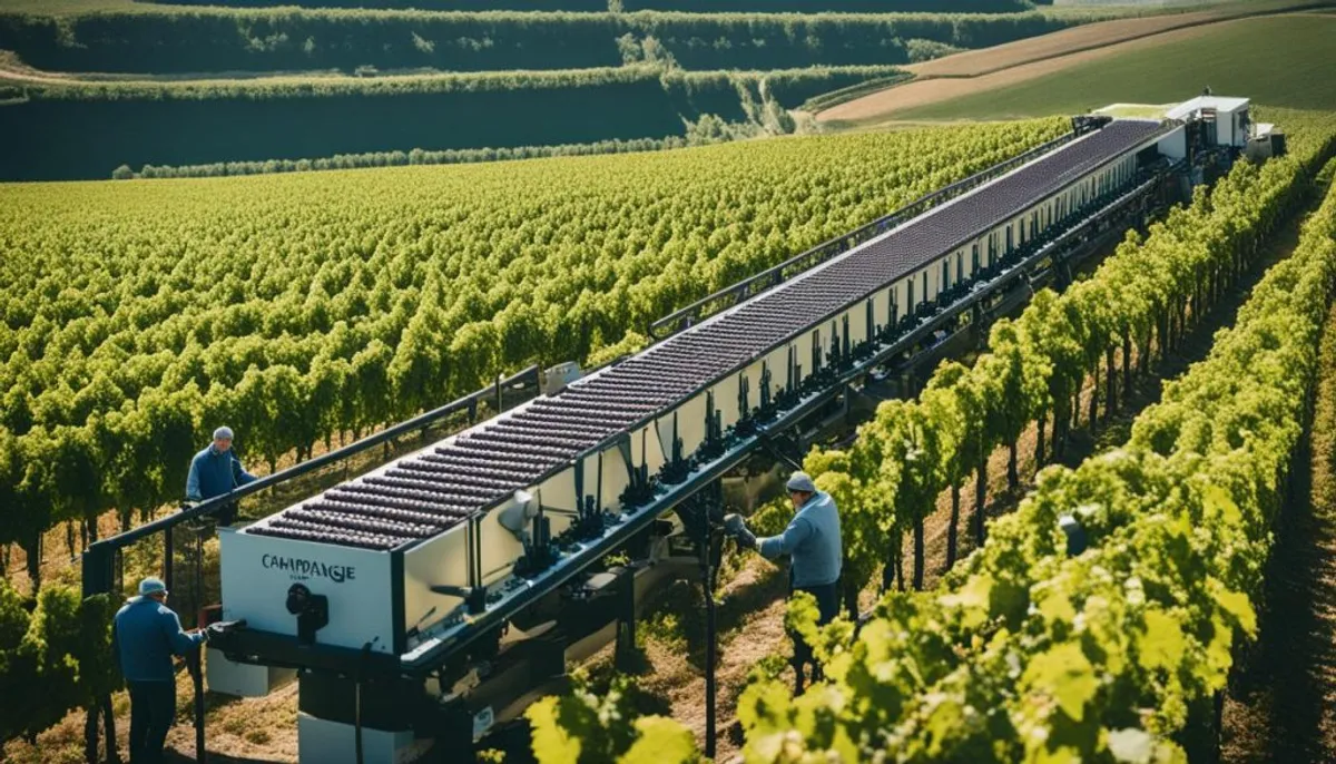 Champagne production