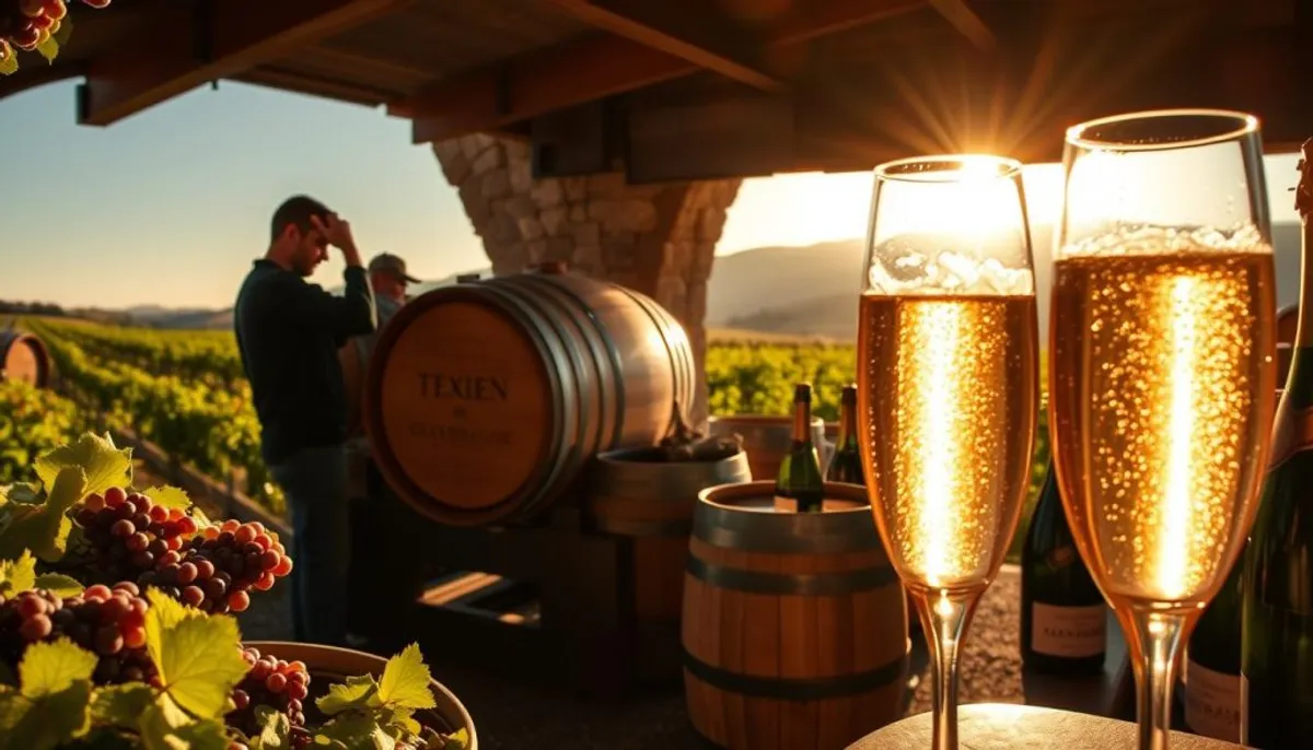 Champagne production process