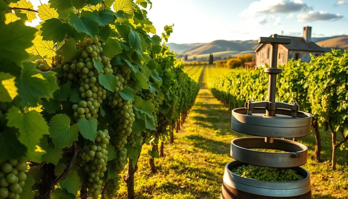 Champagne production process