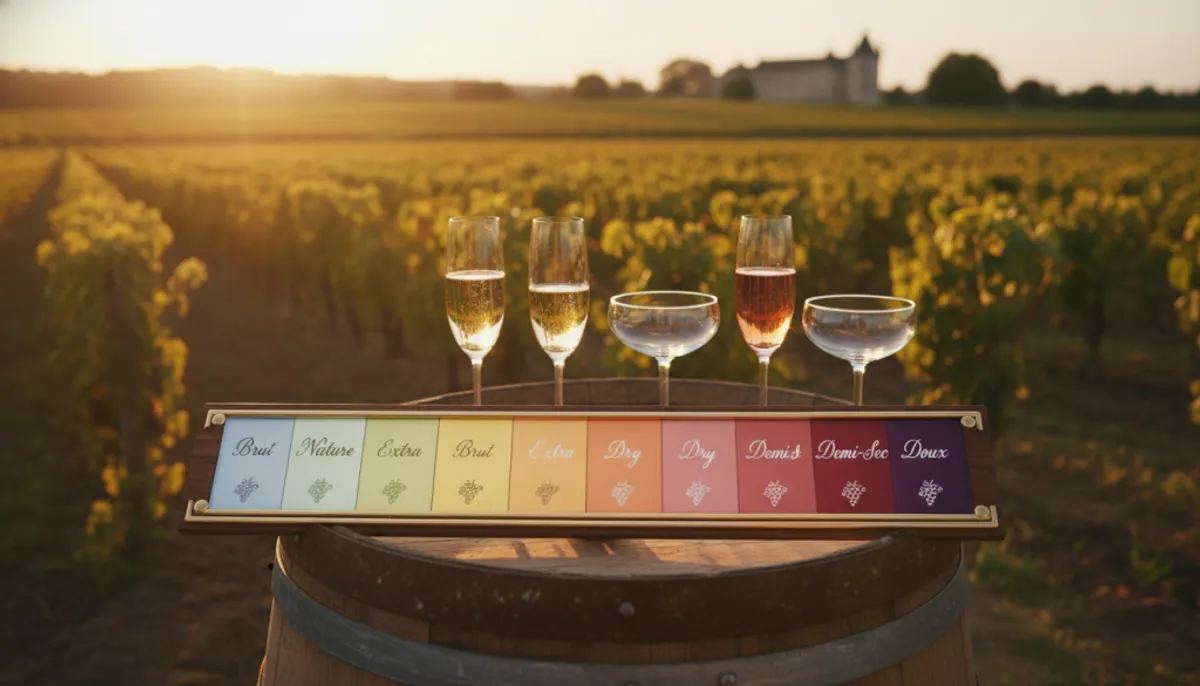 champagne sweetness scale