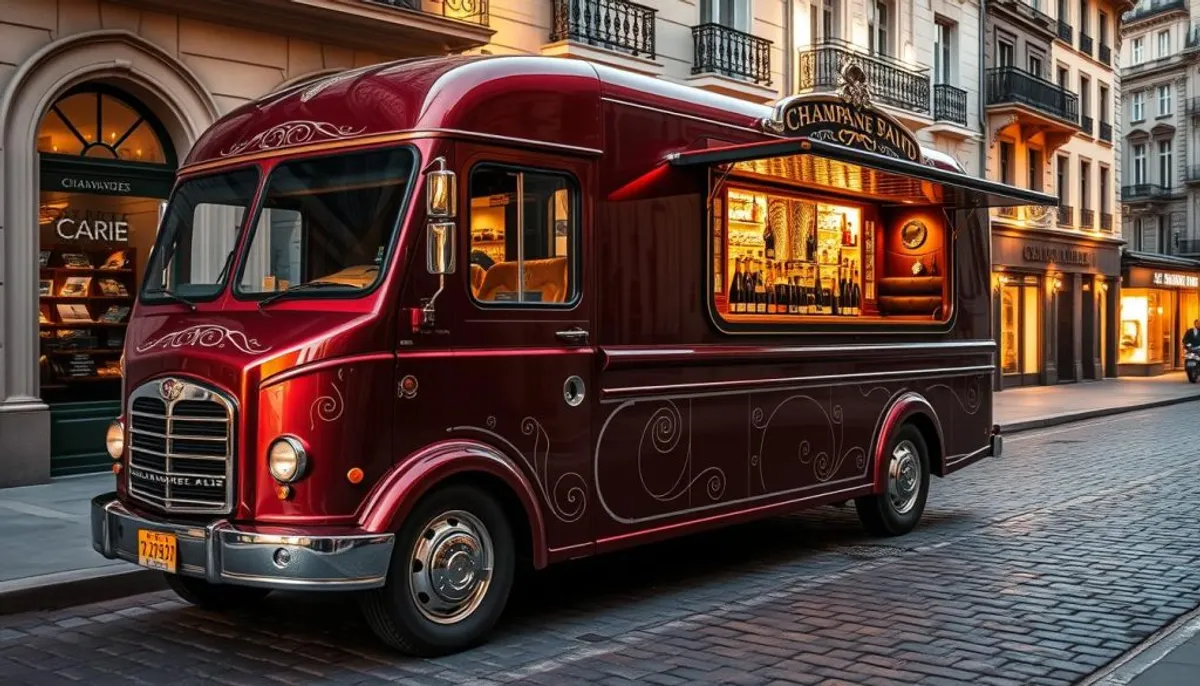 champagne truck