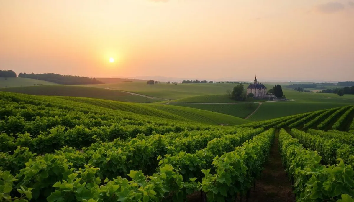 Champagne vineyards terroir