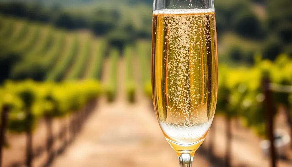 Crystal Dry champagne